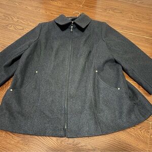 Calvin Klein Charcoal Pea Coat